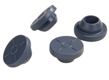 4 gray rubber stoppers